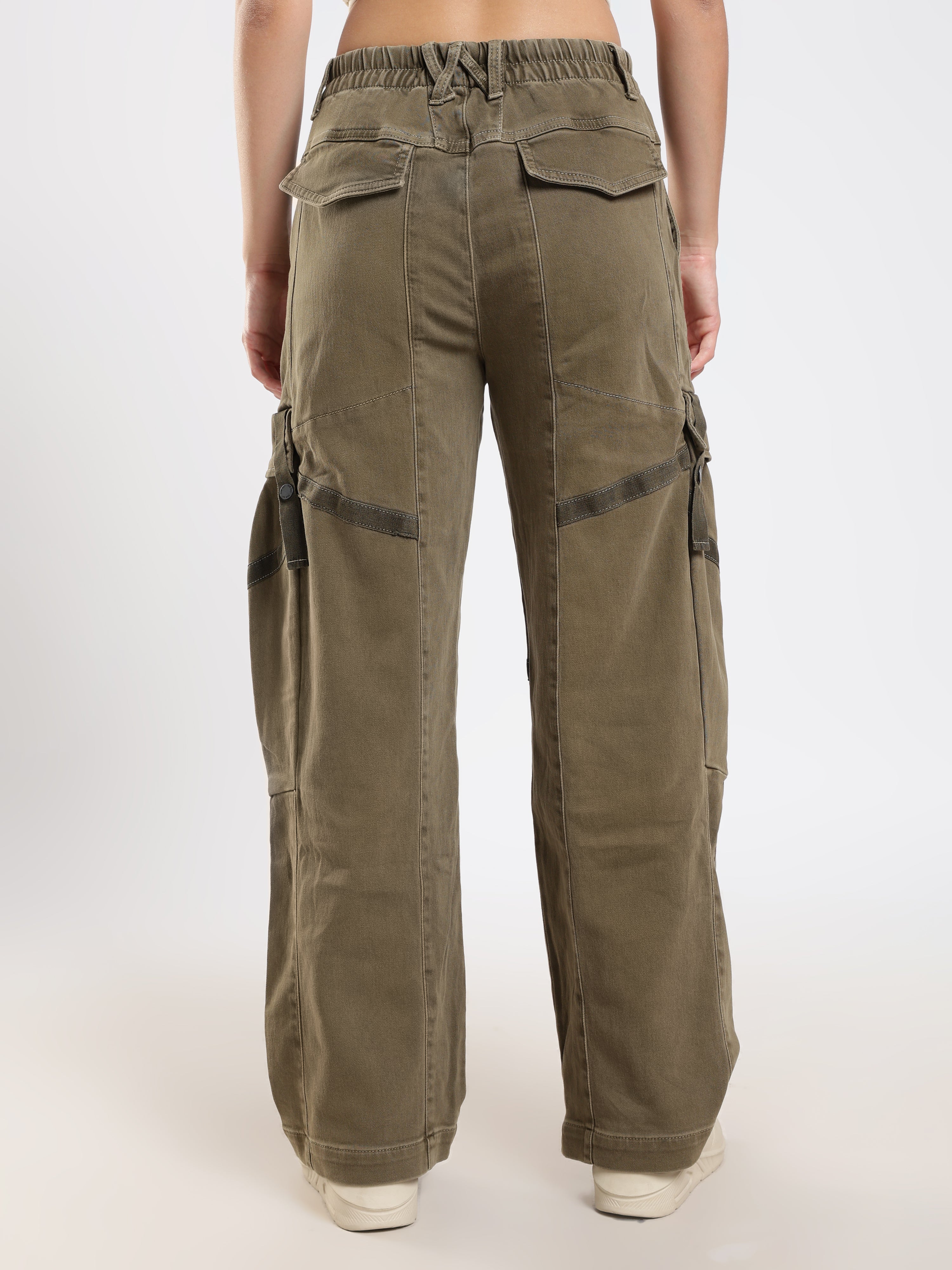 Olive Utility Cargo Pants