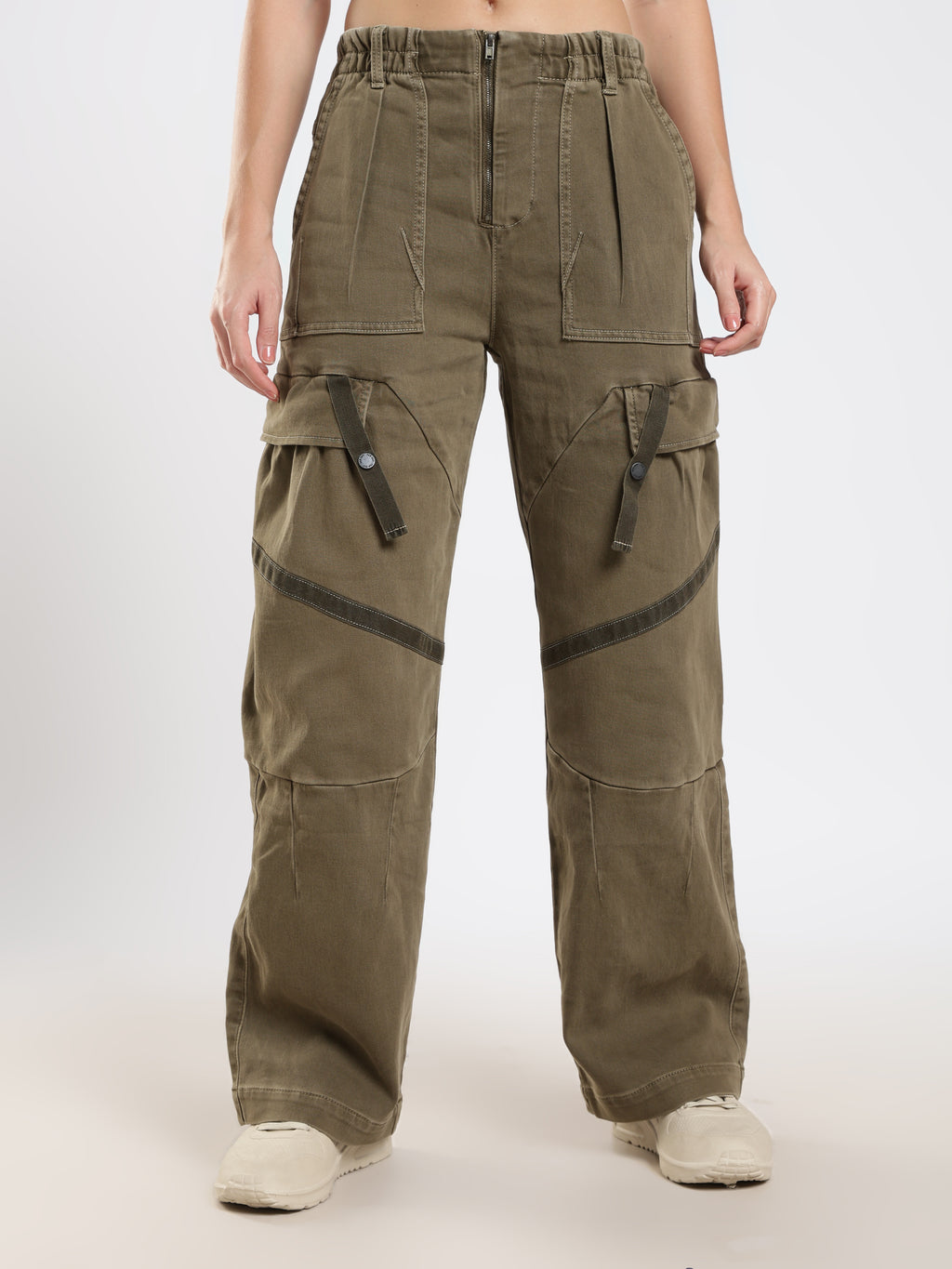 Olive Utility Cargo Pants
