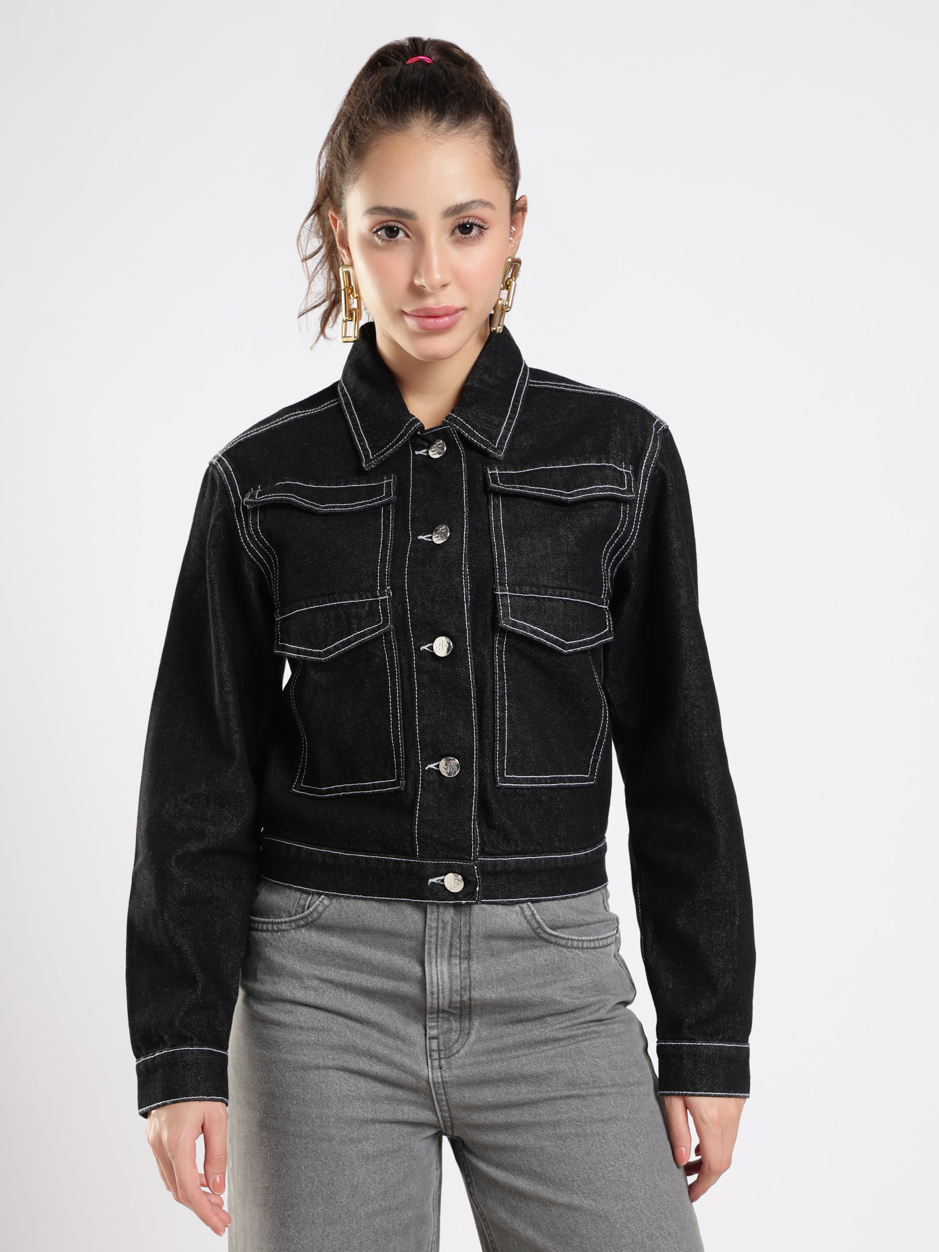 Black Denim Jacket