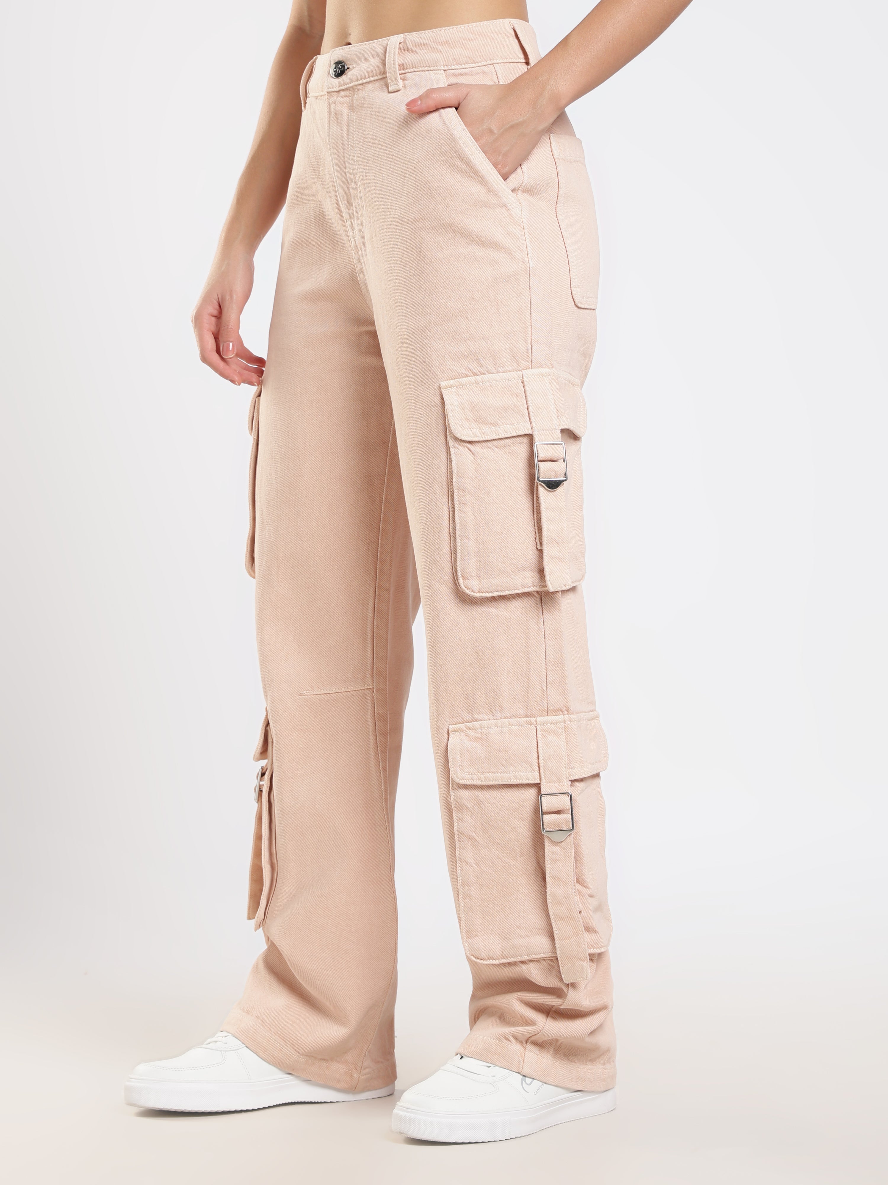 Blush Cargo Pants