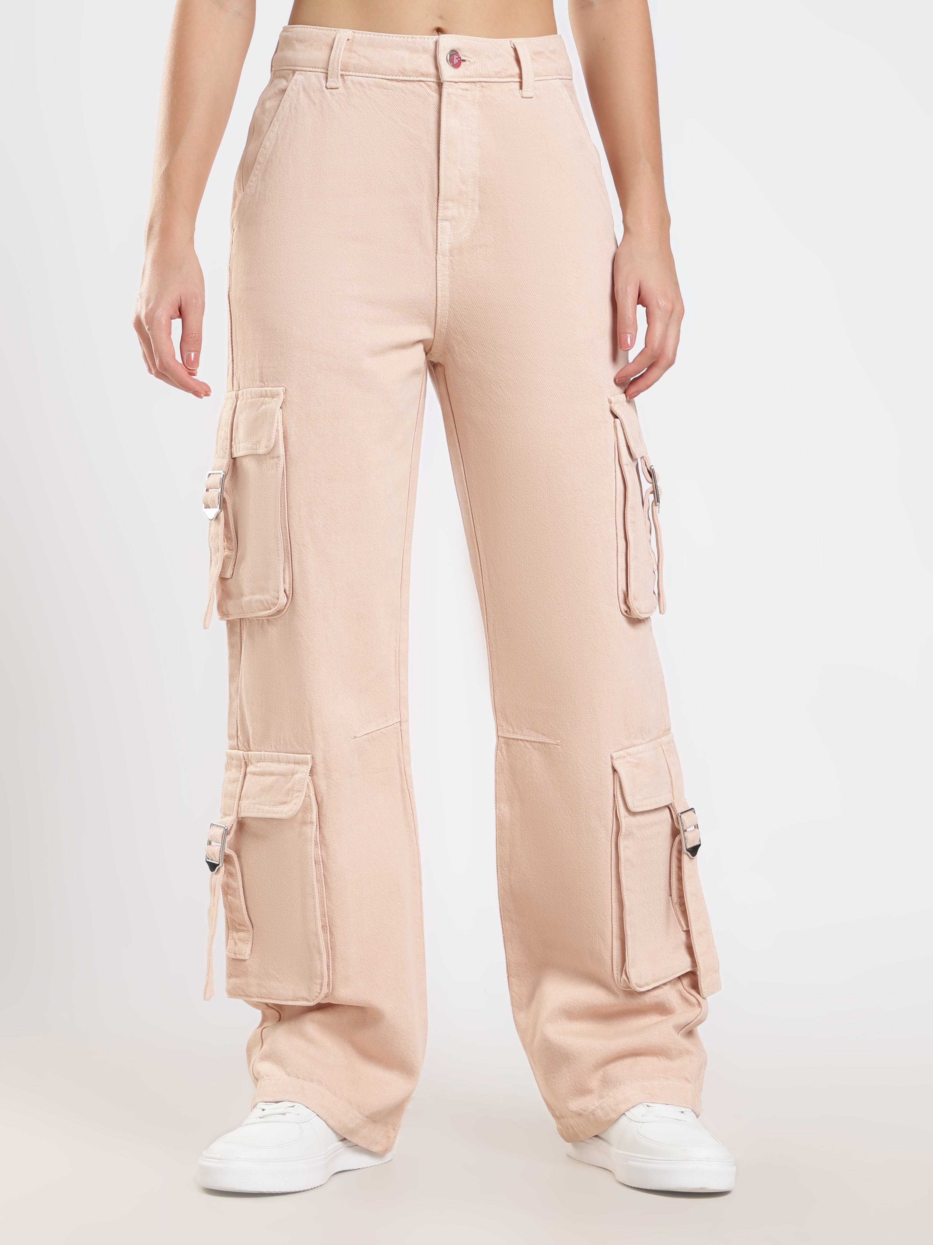 Blush Cargo Pants