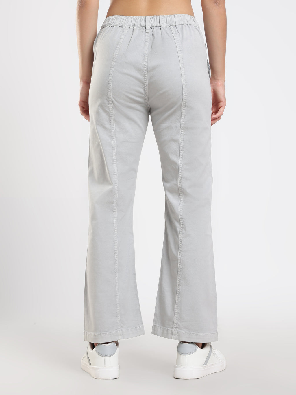 Light Grey Slim Cargo Pants