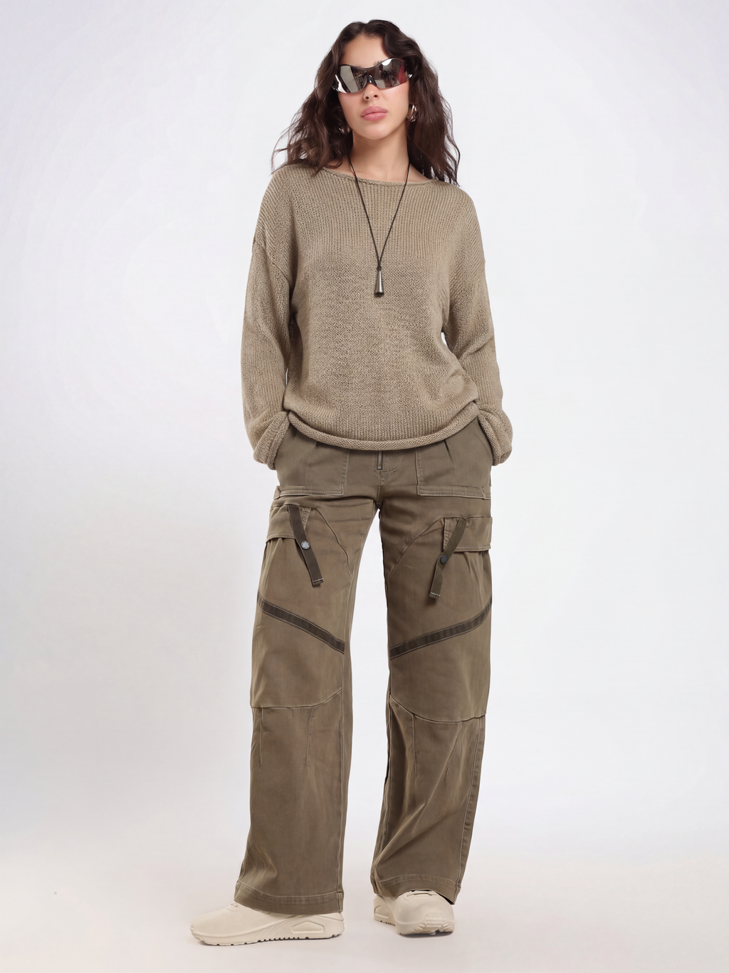 Olive Utility Cargo Pants
